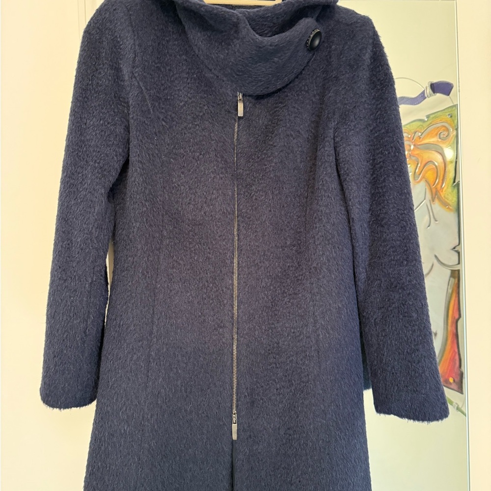 Beautiful Zenobia -made in Canada wool navy coat. Worn twice